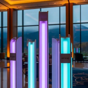 Аренда Стойки декоративные светящиеся в Sochi Marriott Krasnaya Polyana — ART SPACE