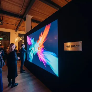 Аренда Интерактивная стена ДвижУм базовая в ресторане «Высота 5642» — ART SPACE