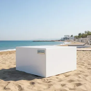 Аренда Столик пластиковый журнальный Box Table на пляже «Маяк» — ART SPACE