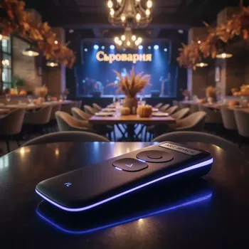 Аренда Кликер презентер Microcue 2 L с дальностью 70 м в ресторане «Сыроварня» — ART SPACE