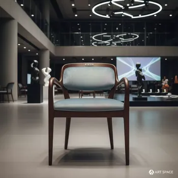 Аренда Стул Bali микровелюр dream старинный орех в Университете «Сириус» — ART SPACE