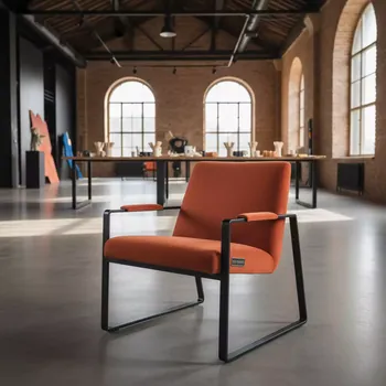 Аренда Полукресло велюр Imperia Terracota металл RAL 9005 черный Gucci в усадьбе Голицына — ART SPACE