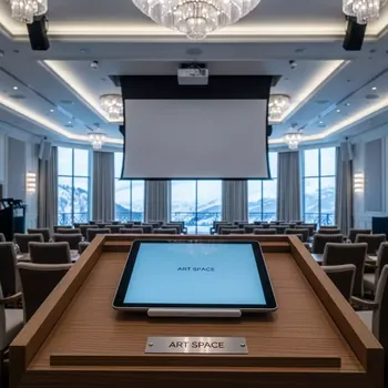 Аренда Экран для проектора с электроприводом Lumien Master Control LMC 100116 16 9 300x203 MW в Поляна 1389 Отель и Спа — ART SPACE