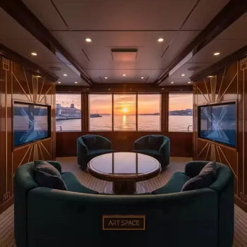 Аренда Площадки для мероприятий на VIP теплоходе (Морпорт Сочи) — ART SPACE