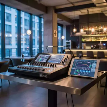 Аренда Микшерный пульт MACKIE DL1608 в ресторане «Sanremo» — ART SPACE