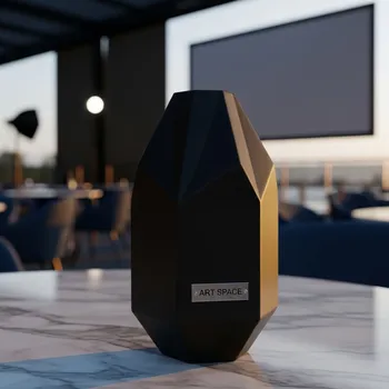 Аренда Ваза Талио черная в ресторане «La Terrazza» — ART SPACE