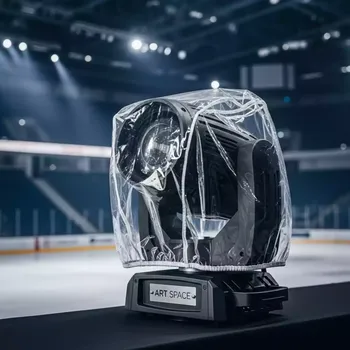 Аренда Юбки влагозащиты прозрачные для голов moving heads в ледовой арене «Шайба» — ART SPACE