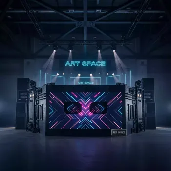 Аренда Экран маска светодиодный LED DJ в ледовой арене «Шайба» — ART SPACE
