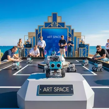 Аренда Мастер класс битва мини роботов на пляжных клубах Хосты — ART SPACE