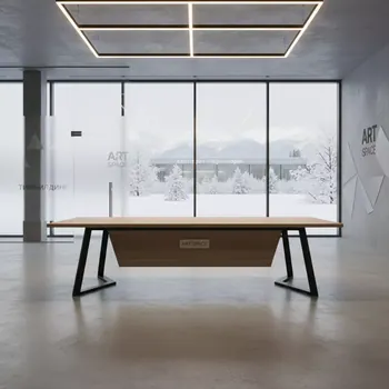 Аренда Стол Лидер 3D дуб сонома черный в санатории «Черноморье» — ART SPACE