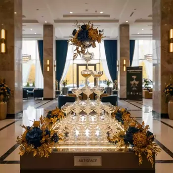 Аренда Горка шампанского в Cosmos Sochi Hotel — ART SPACE