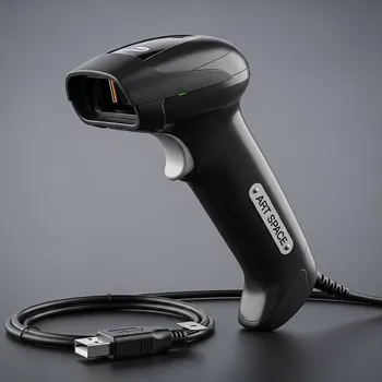 Аренда Сканер штрих кода ручной Mertech 610 P2D SuperLead USB проводной черный в ресторане «Плакучая Ива» — ART SPACE