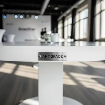 Аренда Стол круглый белый 160х75 см в Mercure Сочи Центр — ART SPACE