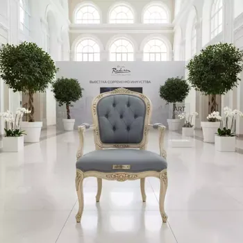 Аренда Стул Версаль серо голубой в отеле Radisson Lazurnaya — ART SPACE