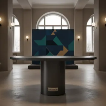 Аренда Стол круглый D 900 графит в санатории «Черноморье» — ART SPACE