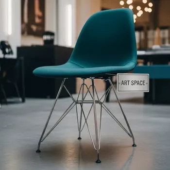 Аренда Стул Eames металлический каркас хромированные ножки в отеле Radisson Lazurnaya — ART SPACE
