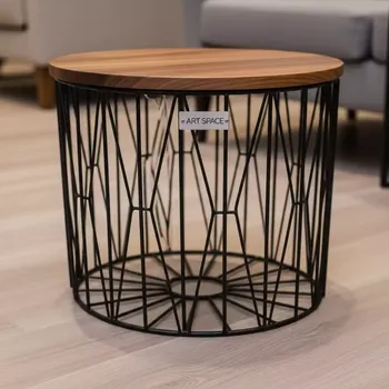 Аренда Столик корзина Tavolino старинный орех в Mövenpick Hotel — ART SPACE