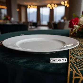 Аренда Тарелка премиум белая фарфор 30,5 см в Golden Tulip Rosa Khutor — ART SPACE