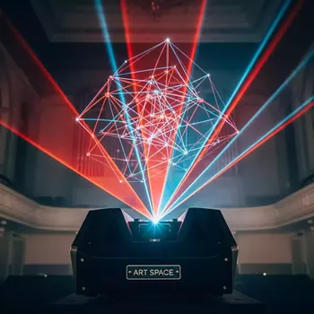 Аренда Лазерный цветомузыкальный прибор Alien 3D RGB 400 мВт DMX 512 в Зале органной и камерной музыки — ART SPACE