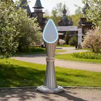 Аренда Стойка ограждения LED tear drop light в этно-парке «Моя Россия» — ART SPACE