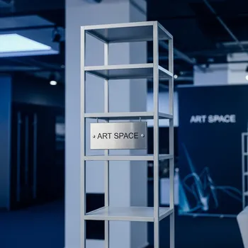 Аренда Стеллаж 400х450х2116 мм Шамони Светлый в Alpha Sirius — ART SPACE