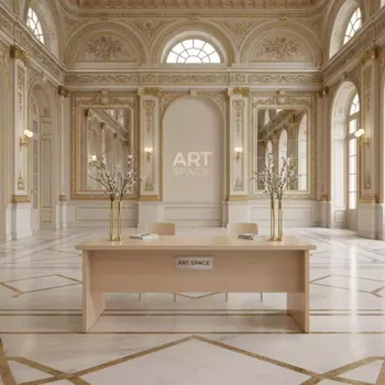 Аренда Стол Лидер 1 1500х800 мм бук шампань в Зимнем театре — ART SPACE