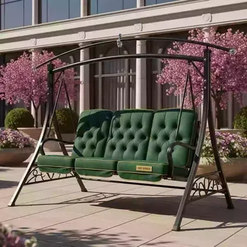 Аренда Качели садовые Варна тафтинг с1102 трехместные в Boutique Hotel PORTUM 1905 — ART SPACE