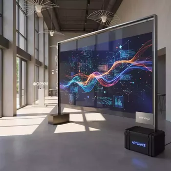 Аренда Проекционный экран Lumien Eco Picture LEP 100113 153х203 MW в ресторане «Сыроварня» — ART SPACE
