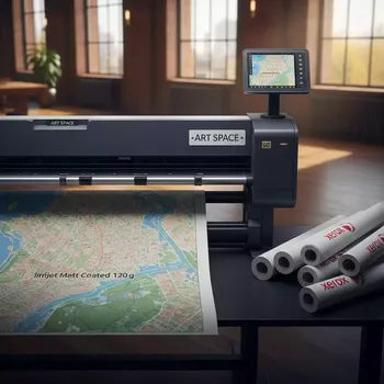 Аренда Рулонная бумага для плоттера Xerox Inkjet Matt Coated 120 г м² в лофте «Студия 21» — ART SPACE