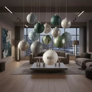 Аренда Набор елочных шаров Winter Glade папье маше 14 шт в Radisson Collection Paradise — ART SPACE