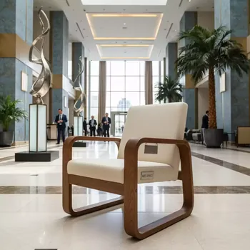 Аренда Кресло деревянное с обивкой Nicole в Cosmos Sochi Hotel — ART SPACE
