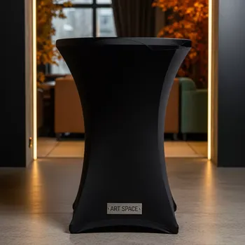 Аренда Стол со скатертью Baileys Black 150х75 в ресторане «Плакучая Ива» — ART SPACE