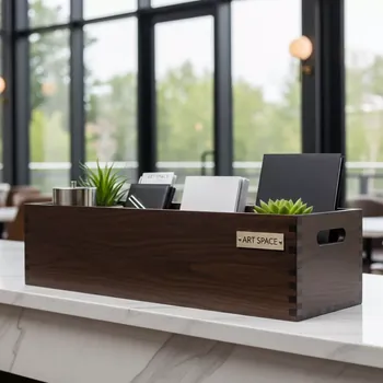Аренда Ящик Dark Wood 46 см 5092DW в ресторане «Плакучая Ива» — ART SPACE