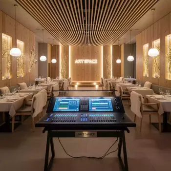Аренда Микшерный пульт Allen Heath SQ‑6 в ресторане «La Terrazza» — ART SPACE