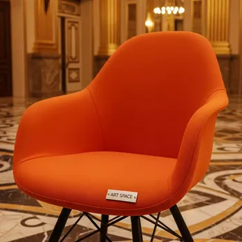 Аренда Чехол Е06 на стул Eames оранжевый в санатории «Сочи» — ART SPACE