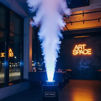Аренда Дым машина Involight FM 1200UP имитация крио гейзера в ресторане «Voda» — ART SPACE