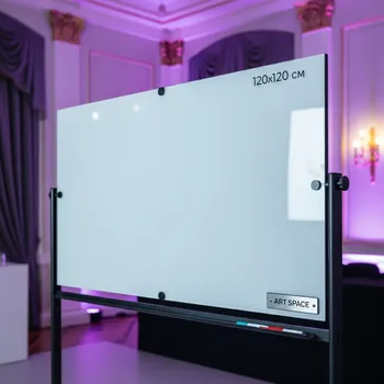 Аренда Доски магнитно маркерные стеклянные ASKELL INTERIOR 120х120 см на вилле «Анна» — ART SPACE