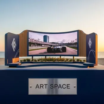 Аренда Экран LED гибкий на пляже «Маяк» — ART SPACE