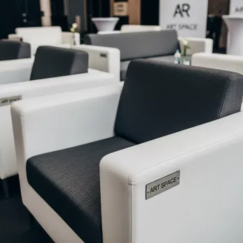 Аренда Мебельной группы PRIMAVERA белый антрацит с подлокотниками в Imeretinskiy Hotel — ART SPACE