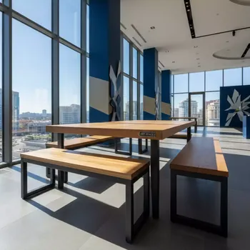 Аренда Стол и лавки 220 см в Radisson Blu Resort & Congress Centre — ART SPACE