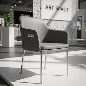 Аренда Стул серый экокожа TEXAS в City Park Hotel Sochi — ART SPACE