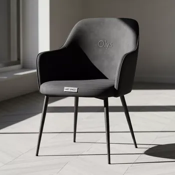 Аренда Стул велюр Connect металлические ножки RAL муар вышивка на спинке Olys в Маринс Парк Отеле — ART SPACE
