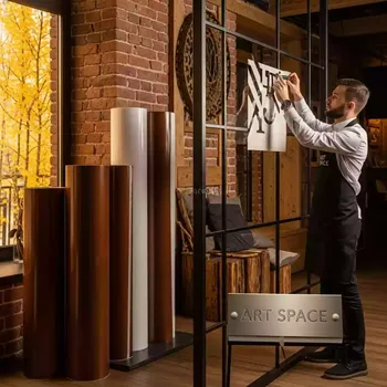 Аренда Плоттерная пленка Oracal 641 83 1,26х50 м в ресторане «Сыроварня» — ART SPACE