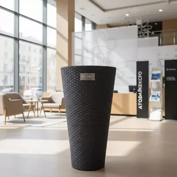 Аренда Кашпо для цветов Prosperplast Matuba Slim антрацит 57,18 л в гранд-отеле «Жемчужина» — ART SPACE