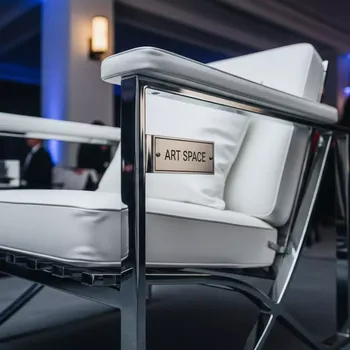 Аренда Кресло лаунж металлическое с подушками Brezza Lounge в Mantera Supreme — ART SPACE