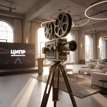 Аренда Кинопроектор на деревянной треноге в Imeretinskiy Hotel — ART SPACE