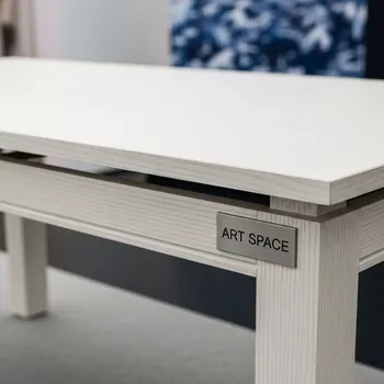 Аренда Стол орех белый Лидер 2 2400x800 в зале «Чайка» (Морпорт) — ART SPACE
