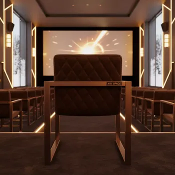 Аренда Стул Хит бронзовый каркас коричневый ромб в Sochi Marriott Krasnaya Polyana — ART SPACE