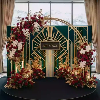 Аренда Фотозона круглая с цветочными композициями в Rixos Krasnaya Polyana — ART SPACE