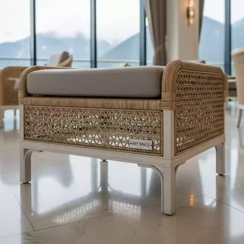 Аренда Оттоманка Opal из искусственного ротанга в Sochi Marriott Krasnaya Polyana — ART SPACE
